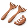 3 Pack Wooden Head Massager Scalp, Wooden Head Massager for