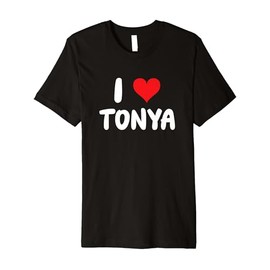 I Love Tonya - Heart Premium T-Shirt