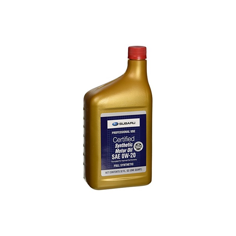Genuine Subaru SOA427V1310 Oil - 0W20 Synthetic, 1 Quart Bottle,