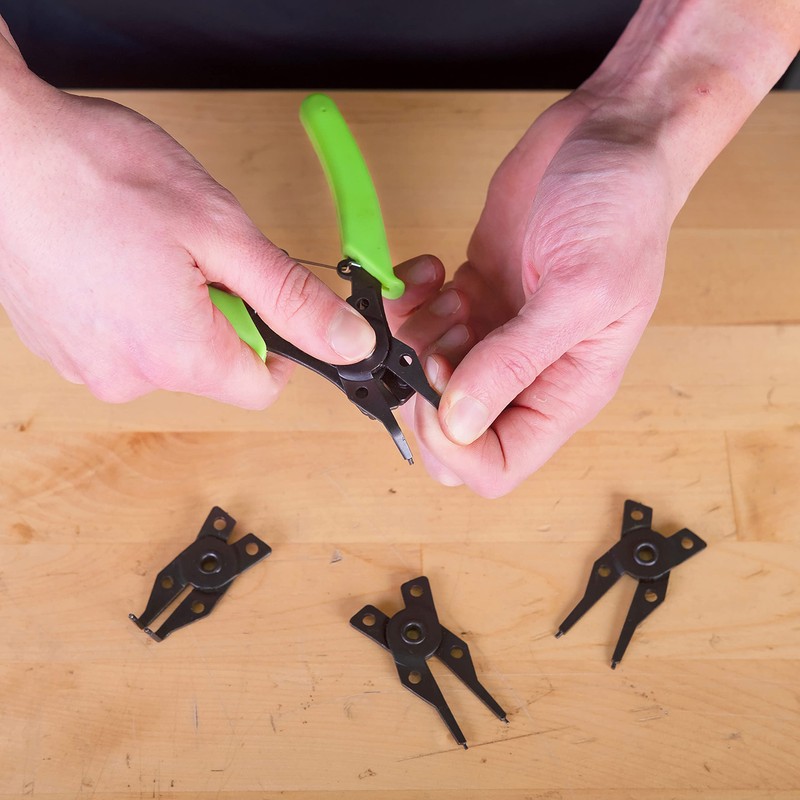 OEMTOOLS 25012 4 in 1 Combination Snap Ring Pliers Set,