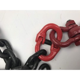 Snatch Block 2 ton with Shackle and 30 inch G80 Chain and Hook Option (Block with Chain)