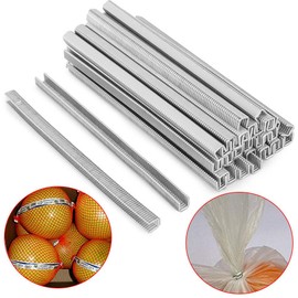 DENESTUS U shape Clips Aluminium Manual Sausage Clipper Buckles Clipping Machine Plastic Bags Sealing Tying Packe Nil Oxidative 5 Boxes for Home or Commercial Use