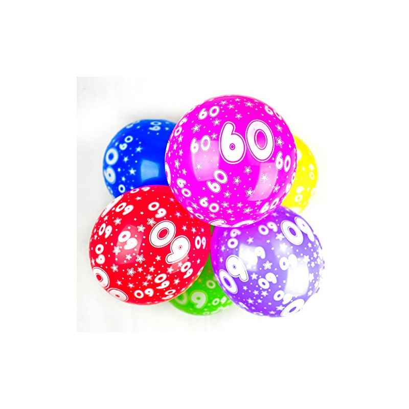 Happium 10 x Balloons 12 Inch Party Birthday Anniversary (Number
