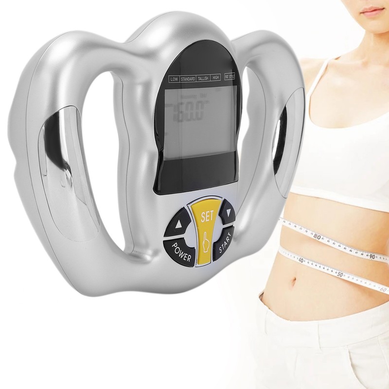 Handheld Body Fat Measuring Instrument BMI Meter Fat Analyzer Monitor