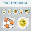 AROMA® Overly Easy Egg Cooker, Steamer, and Electric Egg Poacher