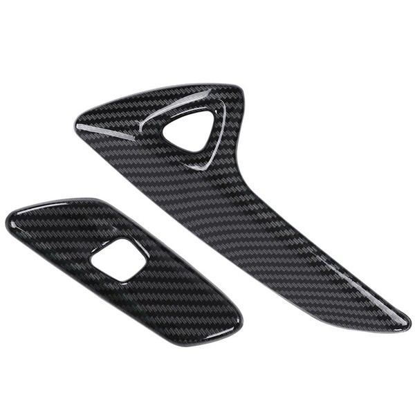 G-PLUS Carbon Fiber Interior Door Handle molding Cover Trims Compatible