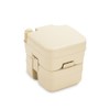 Dometic 301096602 5.0 Gallon Portable Toilet, Parchment