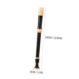 Kisangel 1 Set 8 Soprano Recorder for Beginner Friendly Plastic Flute with Cleaning Rod Carrying Bag for School Practice and Musical Engagement