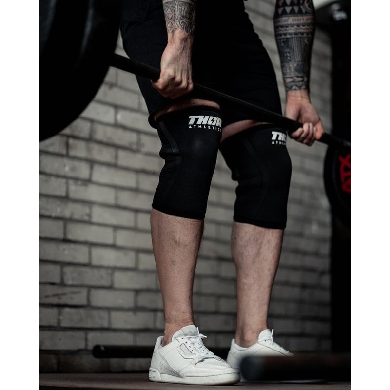 Thor Athletics Knee Support for Weightlifting, Powerlifting, Bodybuilding, Crossfit, Fitness,