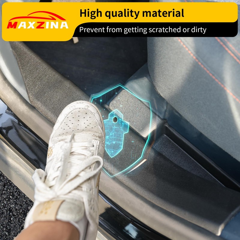 Maxzina Door Sill Protector Compatible with 2022-2025 Ford Maverick Inner