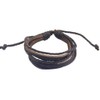 Wrapables Leather Brown Adjustable Bracelets
