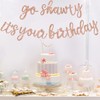 TONIFUL Rose Gold Go Shawty It's Your Birthday Banner -