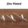 HASWARE Toggle Bolt Zinc Plated Steel and Wing Nut for