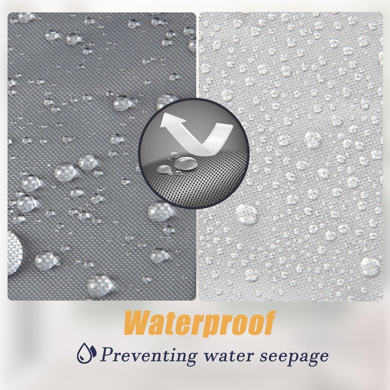 Safipotts Refrigerator Cover, Waterproof & Dustproof Cover for Protecting Upright