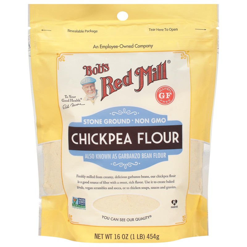 Bob's Red Mill Chickpea Flour, 16oz (Pack of 1) -