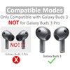 IiEXCEL 3 Pairs Galaxy Buds 3 Ear Hooks Wingtip, Replacement