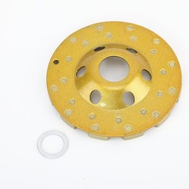 JOVANT Diamond Concrete Grinding Wheel, 4" Grinding Wheel for Polishing and Cleaning Stone Concrete Surface/Cement/Marble/Rock/Granite, 5/8" Arbor Angle Grinder Wheels Cup