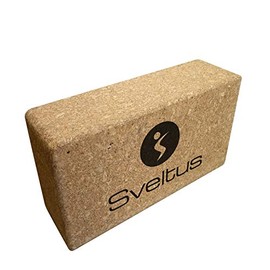 Sveltus Yoga Brick aus Kork, Unisex, für Erwachsene