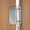 Haidms 3 Pack Self Closing Door Hinges 4 Inch Brushed