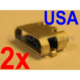 Unbranded 2x Lot of Micro USB Charging Port Charger Sync For Dell Venue 7" T01C Tablet USA - Dell Venue 7" Reverse T01C