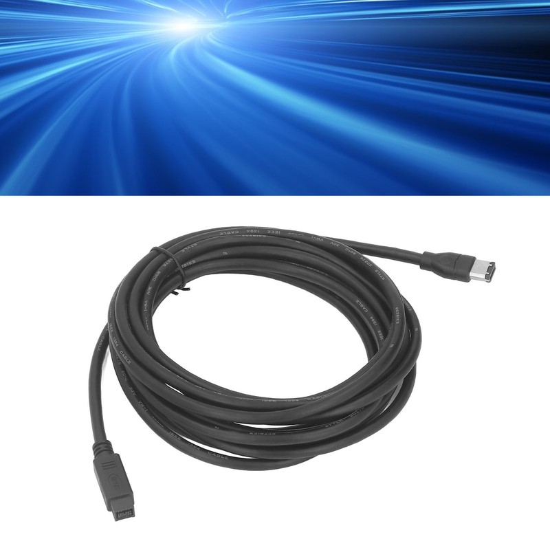IEEE 1394 Firewire Cable 800Mbps 14.8ft Long Plug and Play