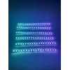 Tzvmny 6PCS 1FT 30CM Single Row Dream Color Chasing Flow