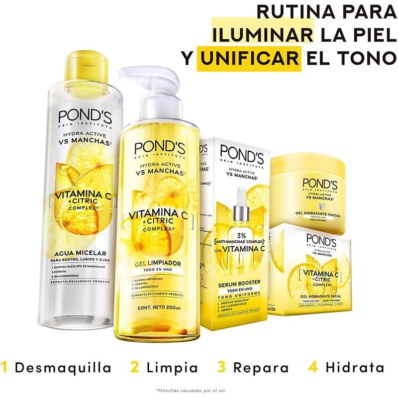 POND'S Limpiador Facial Vitamina C 200ml