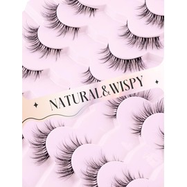Ukrizi False Eyelashes Cat Eye Lashes Wispy Lashes Fake Lashes Natural Lashes Fake Eyelashes Natural Eyelashes Mink Lashes UP14