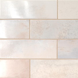 MSI Marza Pearl 4 in. x 12 in. Glossy Ceramic White Subway Tile for Bathroom, Kitchen Backsplash, Accent Wall, and Shower