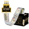 ChillHui Retirement Black and Golden Money Gift Box, Retired Birthday