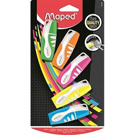 Maped Fluo' Peps Pocket Highlighter Pen 742728 Set of 5