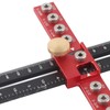 Handle Punch Locator Aluminum Alloy Drill Guide Locator Wood Drilling