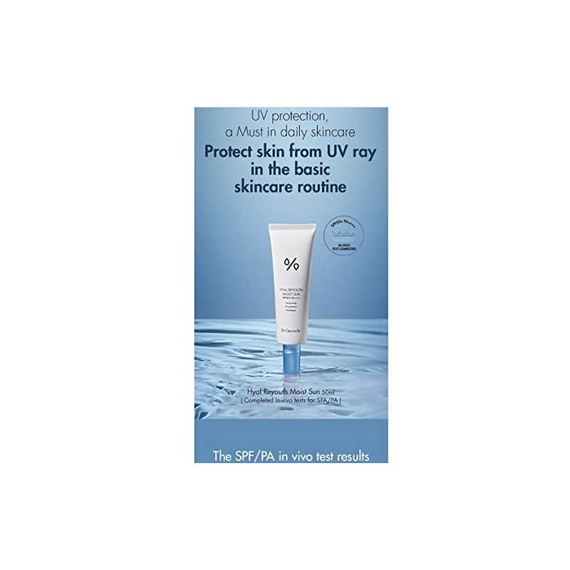 Dr.Ceuracle Hyal Reyouth - Protector solar húmedo con aspecto de