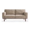 Klmnop Clear Plastic Loveseat Cover 84" W x 40" D