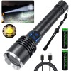 Garberiel 9900000Lumen Super Bright XHP120 LED Flashlight Rechargeable High Powerful