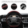 SHMZK Car Steering Wheel Cover, 15 Inch Anti-Slip Steering Wheel