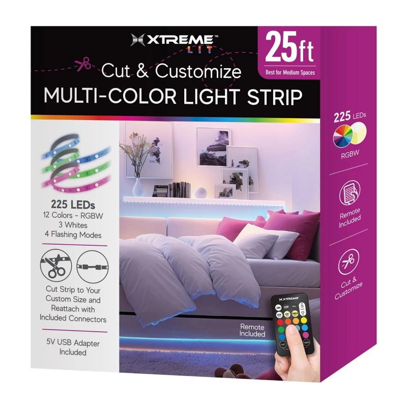 Xtreme Lit 25ft Cut & Customize Indoor LED Light Strip