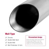 Upower 2.25" to 3" Exhaust Tips 2 1/4 inch Inlet