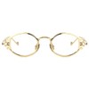 VOOGLAM Retro Round Blue Light Blocking Glasses for Women Men