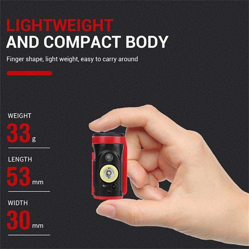 USB Induction Headlamp Hand Wave Sensing Headlight LED Work Headlight