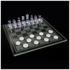 Spin Master Games, Clear Chess and Checkers Set with Glass