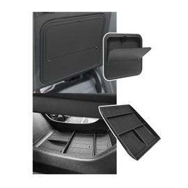 Muslogy Center Console Organizers Compatible with 2024 2025 GMC Acadia & Chevy Traverse Accessories Interior Storage Insert Tray Secret Compartment(Lower Center Console Organizer+Hidden Box)