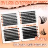 Cluster Lashes D Curl 640pcs Individual Eyelashes Natural Look 10-16