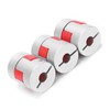 3Pcs Flexible Coupler Aluminum Alloy Ball Screw Coupling Kit Motor
