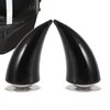 3.7 x 1.5 x 1.5 Inch Motorcycle Helmet Devil Horn