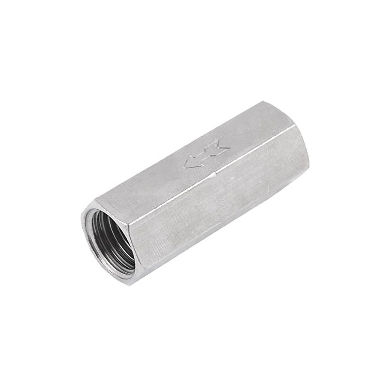 sourcing map 1/4" PT Thread Air Gas Water Metal Straight