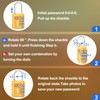 TSA Luggage Locks, [Updated Version] [3 Packs] Diyife 4-Digit Security