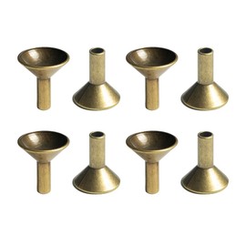 10 Pcs Metal Incense Cone Holders Filter Shape Incense Holder Retro Incense Stick Rack Backflow Burner Stand for Teahouse Living Room
