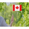 10 Pack Canada Flags -CA Handheld Flag- 5x8 in, Canadians