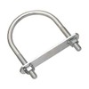National Hardware N222-217 U Bolt, 652, 652-3/8"x3 x4-1/2, Zinc Plated